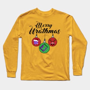 LTO Merry Wrathmas Tri Logo Design Long Sleeve T-Shirt